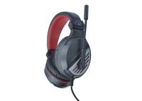Auriculares 50mm do jogo do interruptor de Nintendo vermelhos e pretos com Mic Gaming Headphones