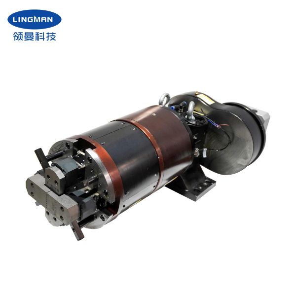 Laser Chuck with Independent Rotating Spindle and Fast Clamping Action for Precise Laser Pipe Cutting