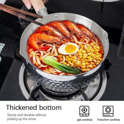 18 / 8  Kitchen Stainless Steel Cooking Pot With Glass Lid