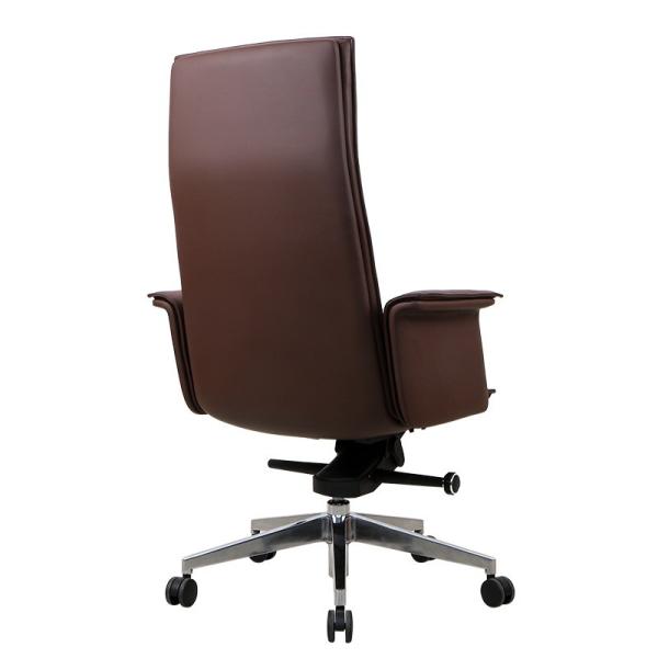 Cadeira de couro moderna exclusiva ergonômica do jogo do PC da cadeira 70mm da tarefa de Brown
