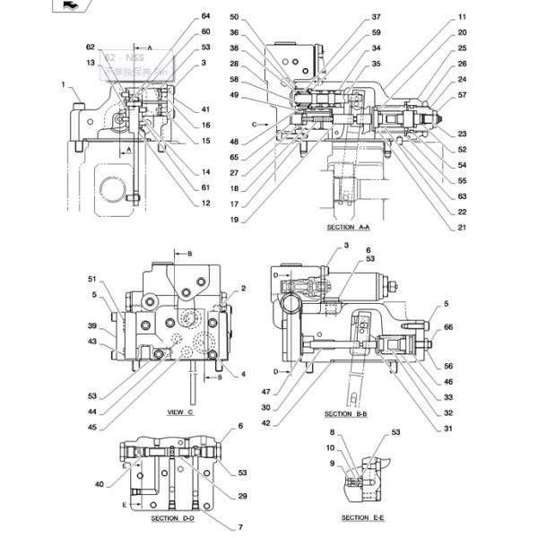 Регулятор гидронасоса LS10V01006F1 LS10V01007F1 для KOBELCO SK460-8 SK485-8 SK485-9
