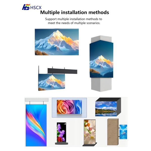 P2.976 Indoor ultra-thin double-sided LED display screen