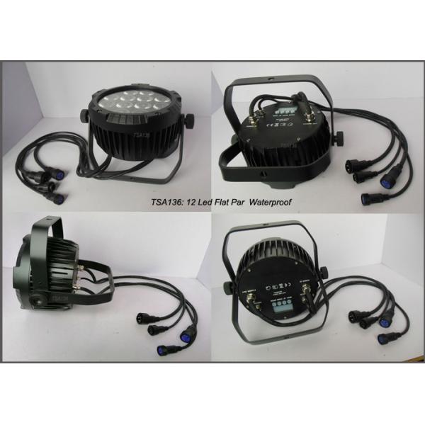 IP65 RGBWAP 6in one Outdoor  Waterproof Flat Led Par With Purple Color Amber Color TSA136