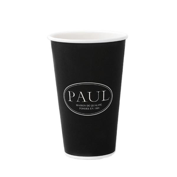 Gobelet en papier simple paroi personnalisé imprimé 3oz-32oz avec couvercles