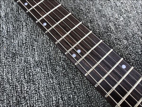 Custom Earts Electric Guitar with African Mahogany Body Black Hardware