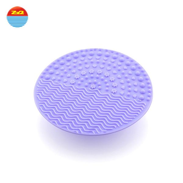 Eco Friendly Blue Black Hot Pink Green Silicone Egg Brush Mat Brushes With Holder