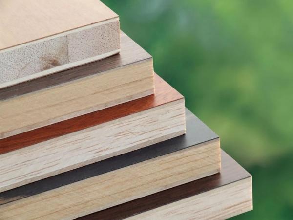 Smoked Surface Melamine Laminated Block Board For House Cabinets High Strength
