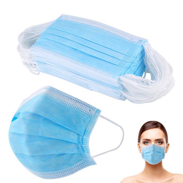 Public Area Disposable Medical Masks , Earloop Medical Mask Easy Carrying