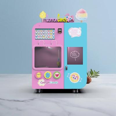 Máquina totalmente automático do algodão doce do bocal dobro