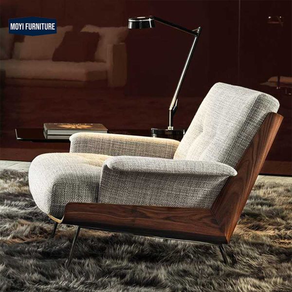 Mail Packing Y Arm Chair Modern Luxury Living Room Swivel Accent Chair Genuine Leather Italian Design Sofa