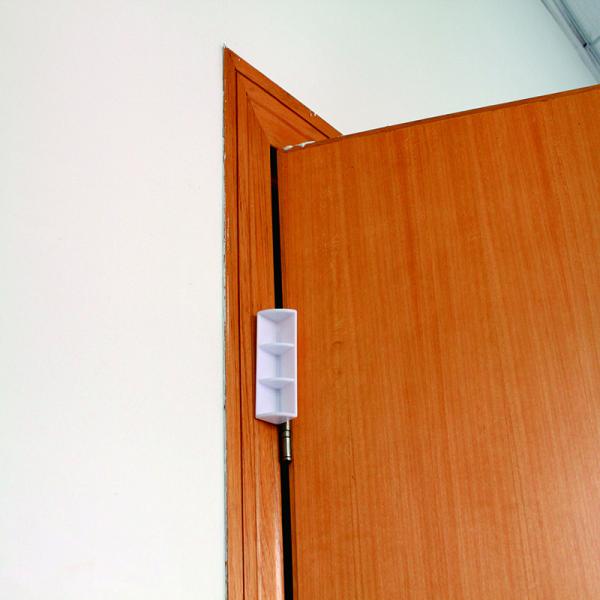 Multifunctional Odorless Plastic Door Clip , Portable Door Hinge Pinch Guard