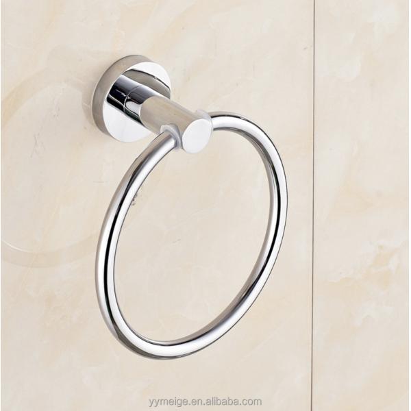 Customize OEM Style Silver Towel Ring Stainless Steel for Kitchen Bathroom Accessory Classic Surface Modern Technical Hotel