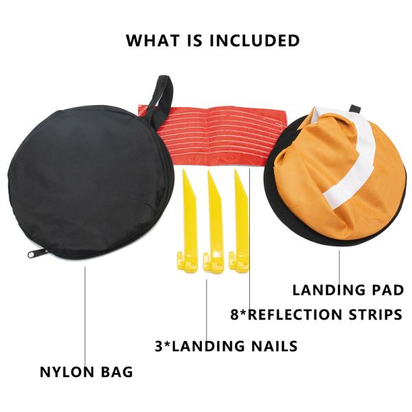 Pro Platinum 55cm Drone Parking Apron Pad for Air Pro 4 Pro Orange Blue Foldable Landing Pad