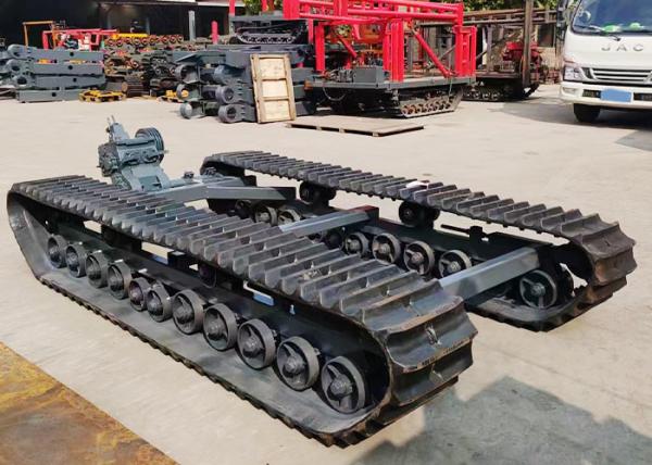 Máquina de perfuração Máquina de rastreamento Estrutura da pista Motor diesel Grande potência