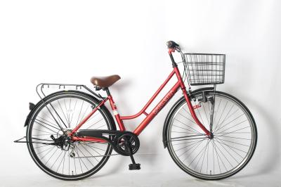 26 Inch 6 Speed Urban City Bicycles Womens Vintage Bike Customized Color