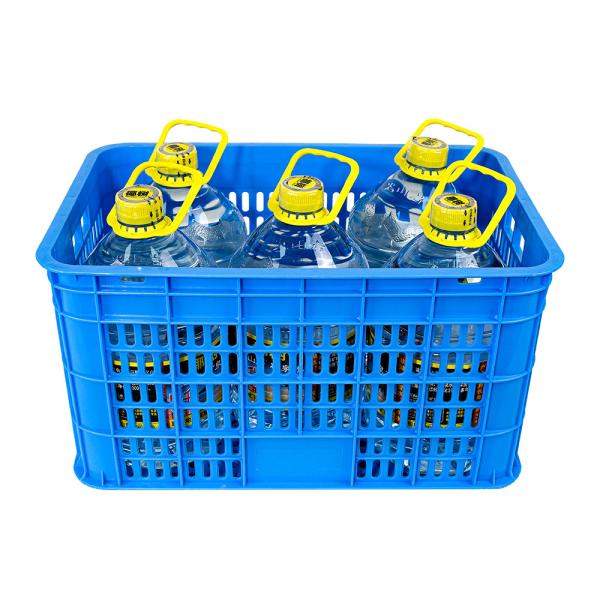 Customized Logo HPDE Plastic Turnover Storage Crate Box for Fruits and Vegetables