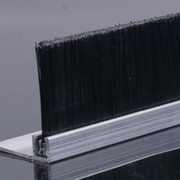 Aluminum Alloy PVC Brush Under Door Brush Seal Bristles 1000mm