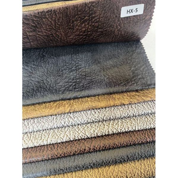 100%Polyester fuax leather sofa fabric customized teachnology sofa fabric for home decoration