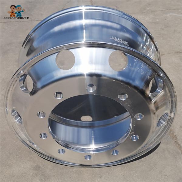 Aluminum Alloy 12R22.5 22.5 Rim Truck Trailer Spare Parts