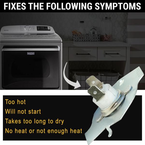 Home Appliance Parts Clothes Dryer 3399848 3977393 Thermal Fuse Temperature Fuse