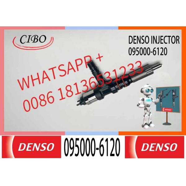 Denso 095000-6120 Common Rail Diesel Injector 6261-11-3100 For KOMATSU Diesel Engine SAA6D140-5