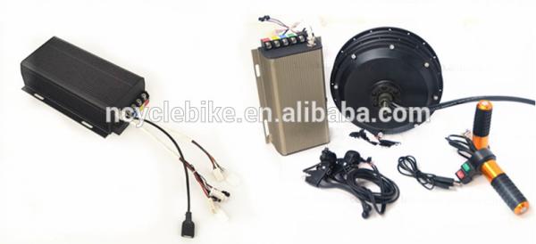 Brushless Gearless Mountain Bike Electric Conversion Kit 3000w 48-72v 25-60km/H