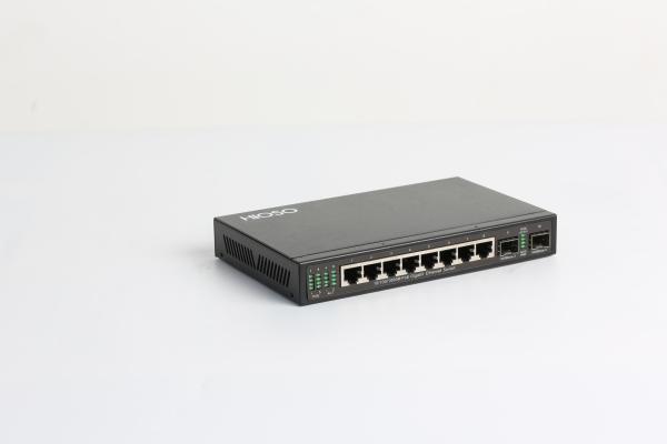 HiOSO 2Mbits Storage 8 1000M PoE Ports 2 1000M SFP Ports POE Switch