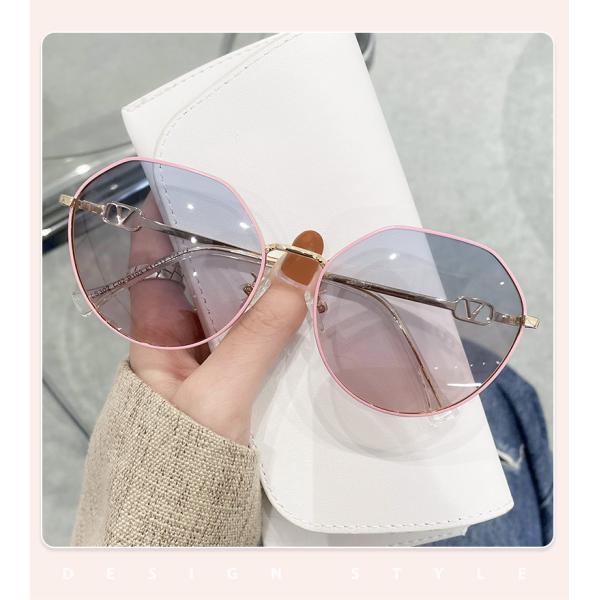 Adaptable robusto de las muchachas de las gafas de sol de la forma del polígono del marco metálico