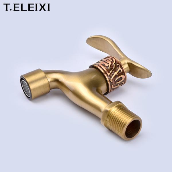 1/2 Inch Chromed Water Faucet Tap Brass Bibcock Wall Mounted