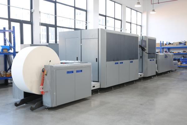 Produção inteligente - Equipamento de impressão digital a jato de tinta com automatização de um clique