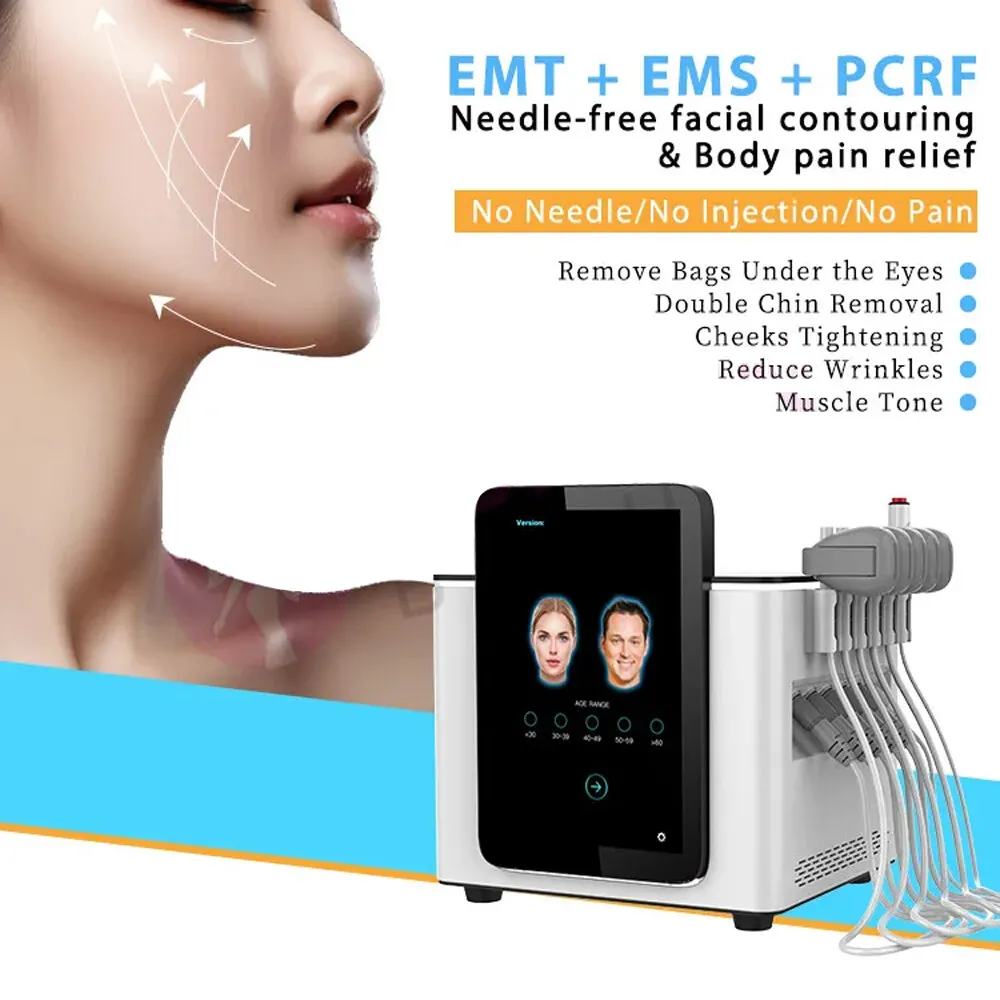 Новый Peface 3 ручка Emslim rf лифтинг лица удаление морщин затягивание кожи затягивание скульптура pe лица rf machi