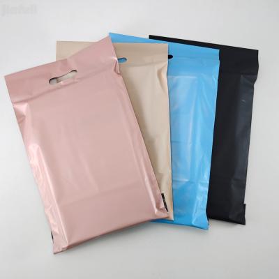 Wholesale OEM custom pink color own logo printed mailing bags shipping poly mailer for shoe box/clothes