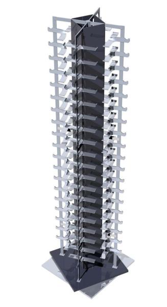 Custom Modern Style Sunglass Display Fixtures Metal Material OEM ODM Available