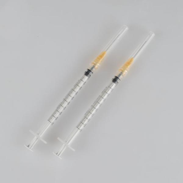 Medical CE & ISO prices disposable 1 ml syringe with injection needle