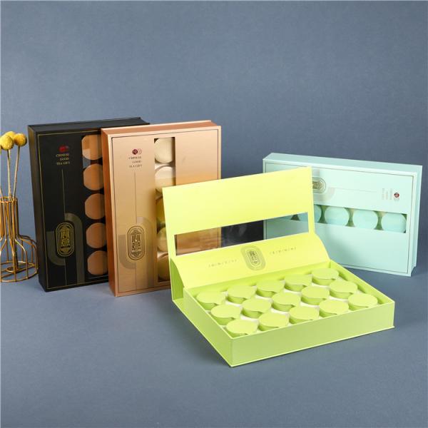 Customized Size Tea Packaging Box Printable Logo Rigid Gift Boxes