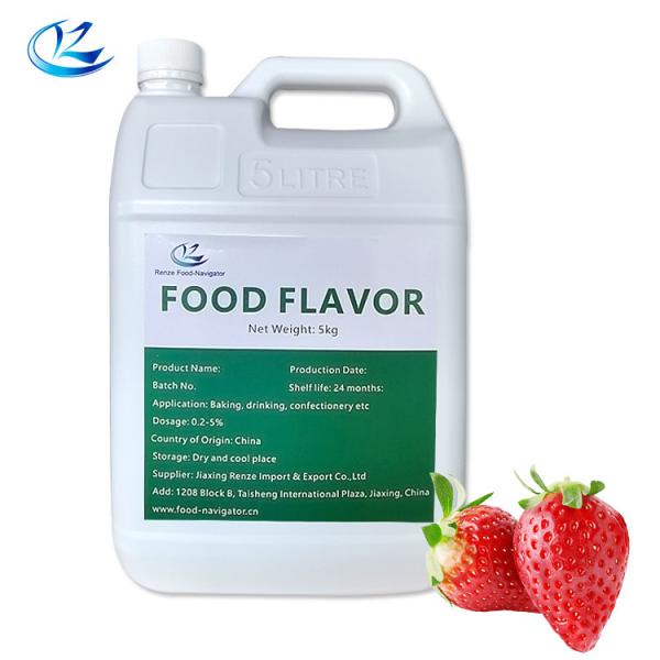 Poudre d'arôme de fraise et additifs alimentaires liquides pour l'enrichissement de l'arôme
