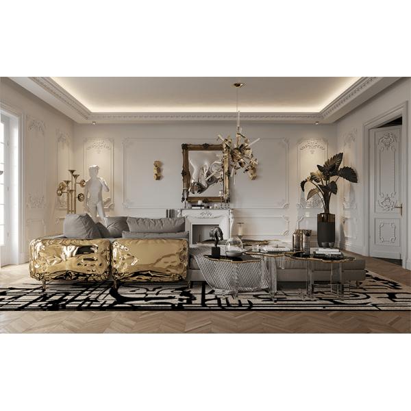 Modern Black Cocktail Argos Furnitures Designer Marble Luxury Tea Table