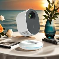 Projecteur Android intelligent portable C1 Mini 720P, rechargeable, batterie au lithium 20000mAh