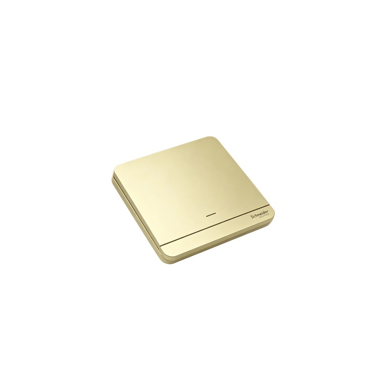 E8331SRY800ZB_WG Schneider Single 800W Zigbee Smart Switch Gold Capacitive Touch Tempered Glass Luxury