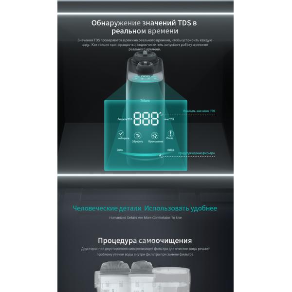 Nobana 5 Stages Tankless RO System for Home Drinking Water Purifier