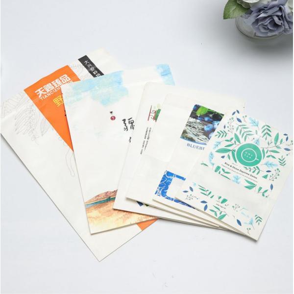 Flexo напечатало стойку вверх по качеству еды мешков сумки Kraft бумажному упаковывая 10~220 микронов