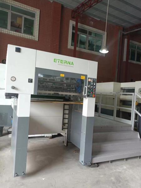 ETERNA  ECUT-1050 Automatic Die Cutting and Stripping machine，Max paper size:1050 x 750 mm,Max Speed:7500S/H