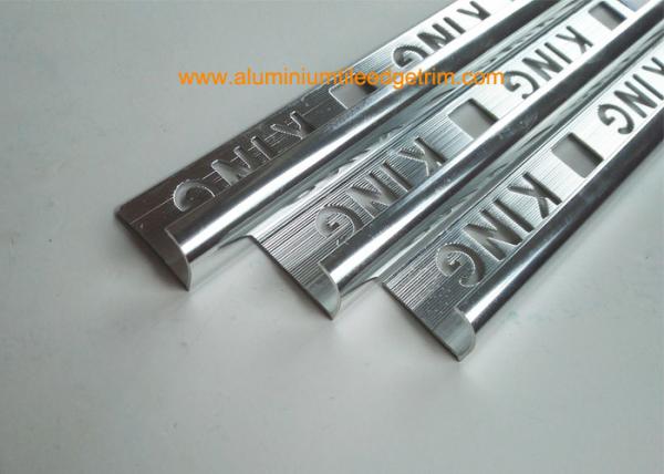 Quadrant Wall Tile Metal Trim Aluminium Edging Strip With King Punching Holes