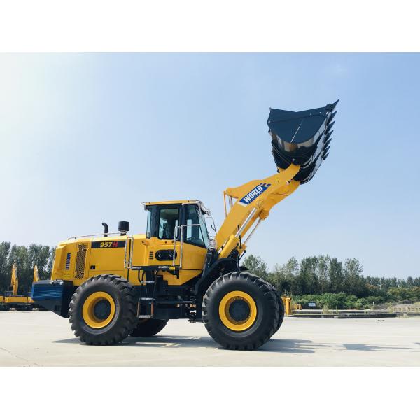 Payloader отчетливо произнося затяжелитель начала затяжелителя колеса начала с ведром 3m