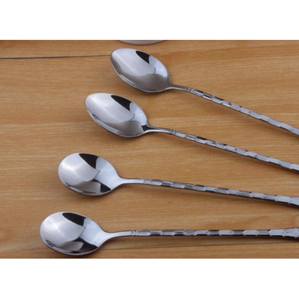 Elegant stainless steel hotel cutlery/tea spoon/mixing spoon/big spoon/long handle spoon