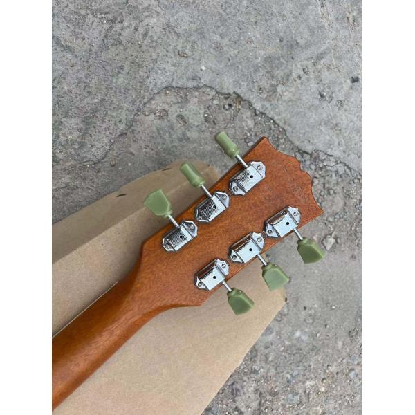 Custom GB Les Paul LP Style Electric Guitar with Mahogany Gold Body Maple Neck Customized Guitar