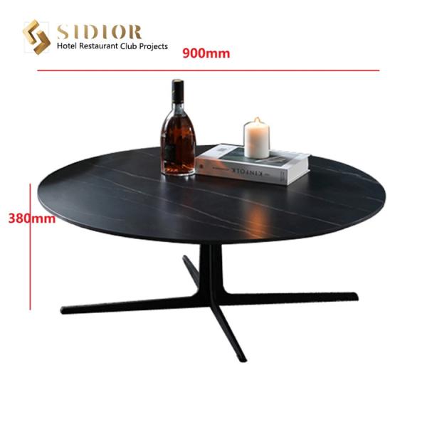 Club Coffee Table, Hotel Corner Table, Restaurant Center Table, Canteen Tea Table, Side Table, Man Made Marble Top