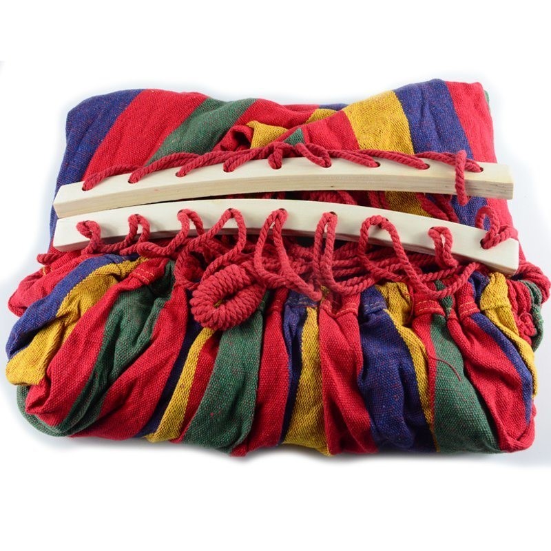 Lightweight and Compact 2 Person Nylon Hammock for Outdoor Camping