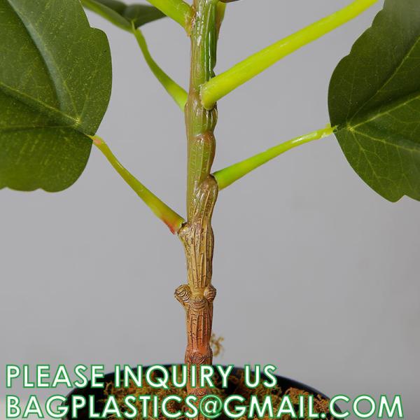 Real Touch 120cm Artificial Tree Bonsai Plant Fig Tree Ficus Carica Decorative Tree Artificial Plant Home Decor