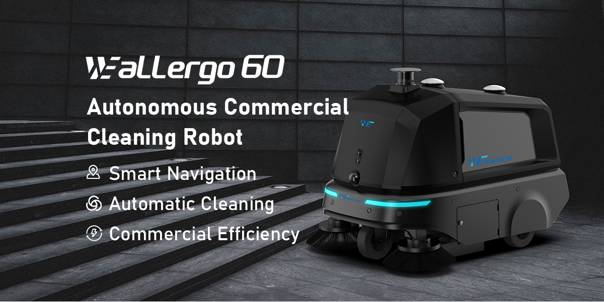 High Performance Industrial Outdoor Large-Scale Cleaning Robot 800W High Power Motor Vacuum Smart Sweeper Robot